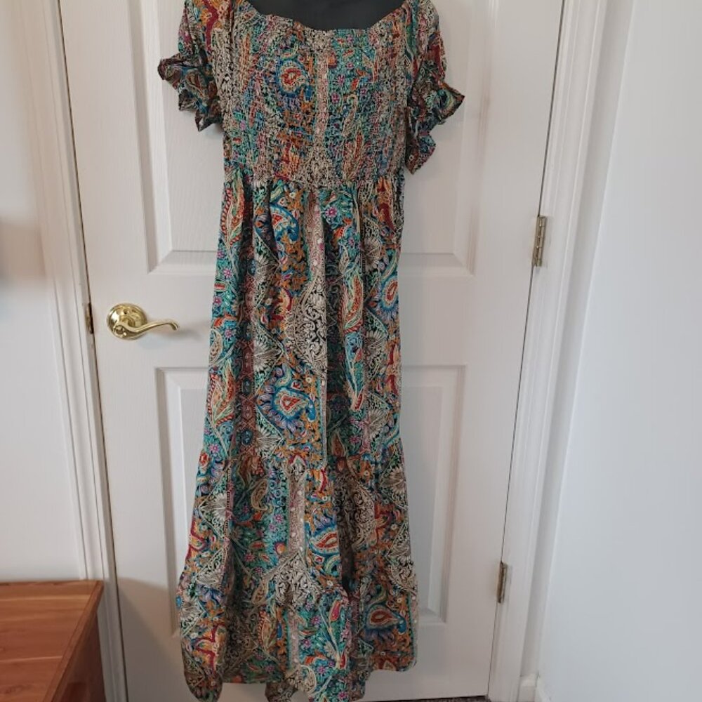 NEW - Ladies Summer Maxi Dress - Size 2XL